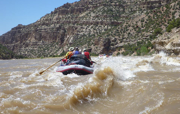 On The River at the Yampa Rover Tour 2014.