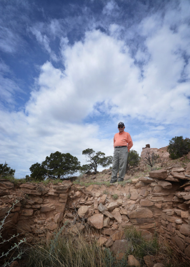 Donor Tom Davis at the Ranch Site