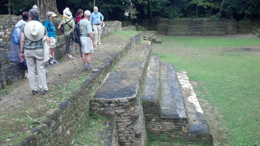 Touring in Lamanai, Belize, with the Archaeological Conservancy. Photo Courtesy John Henderson.