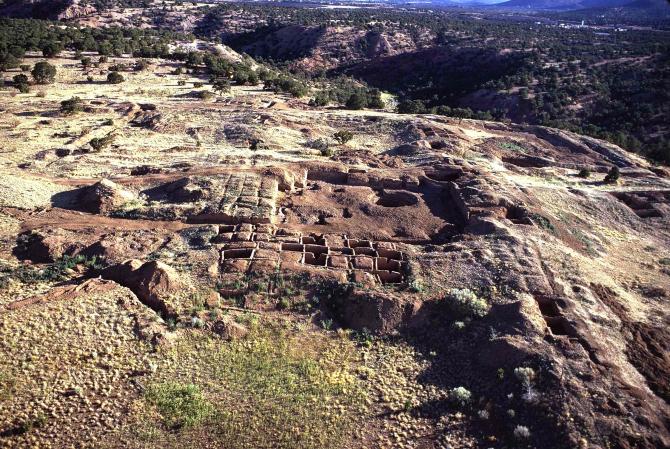 View Of Arroyo Hondo Pueblo From The South. Photos: http://www.arroyohondo.org